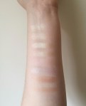 Soph x Makeup Revolution Highlighter Palette Swatches